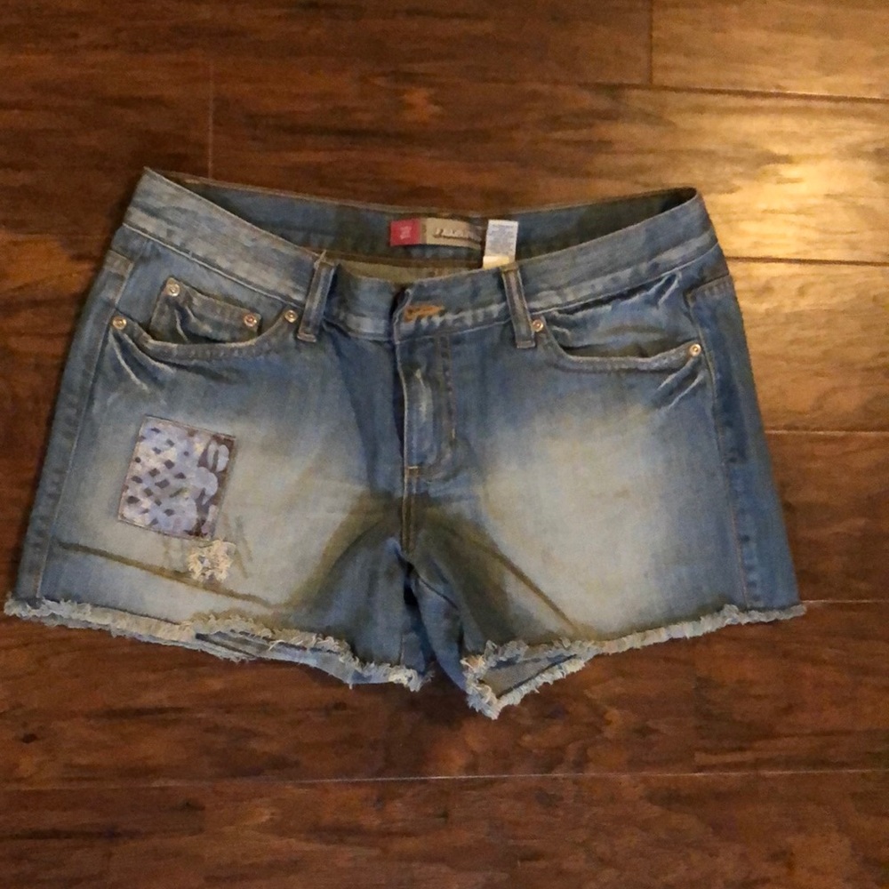 Jean shorts with cute details!